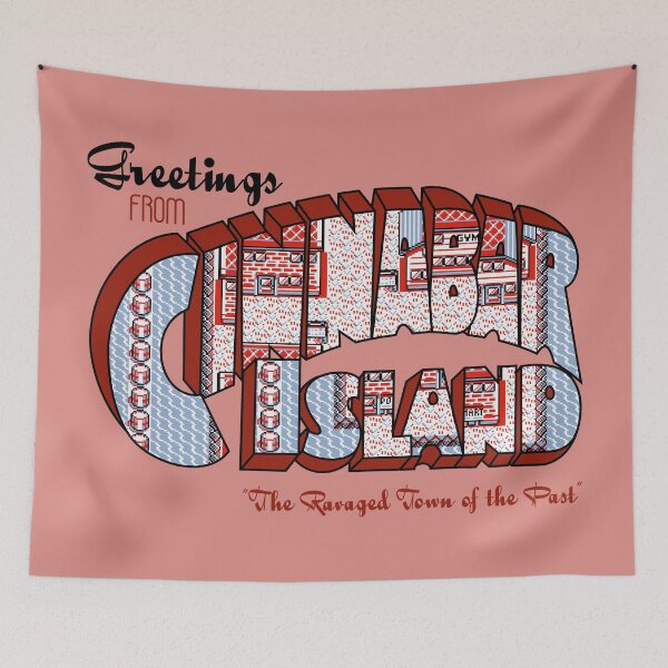 Item preview, Greetings from Cinnabar Island designed and sold by merimeaux.