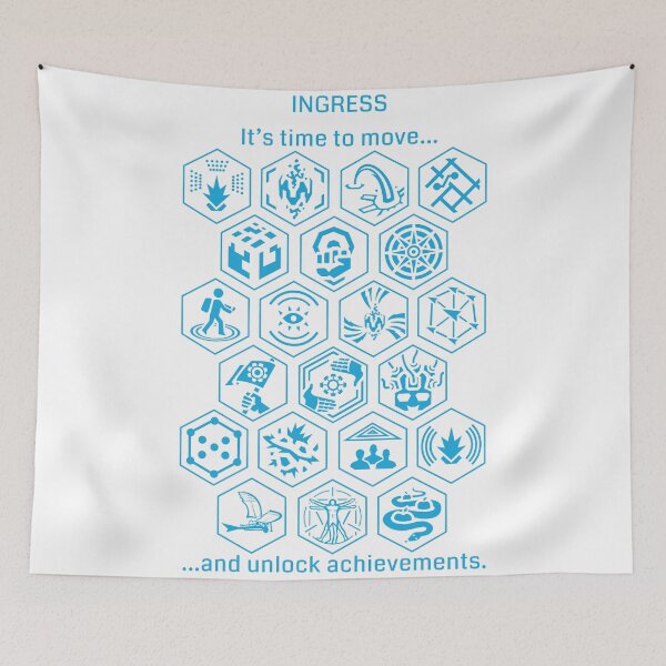 Item preview, IngressBlueAchievements designed and sold by Yari27.
