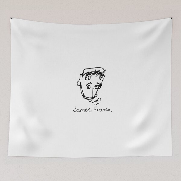 Item preview, A portrait of James Franco designed and sold by Tucker Watkin.
