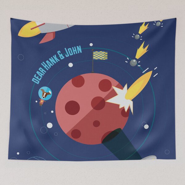 Item preview, Dear Hank & John Poster designed and sold by elizabethgwu.
