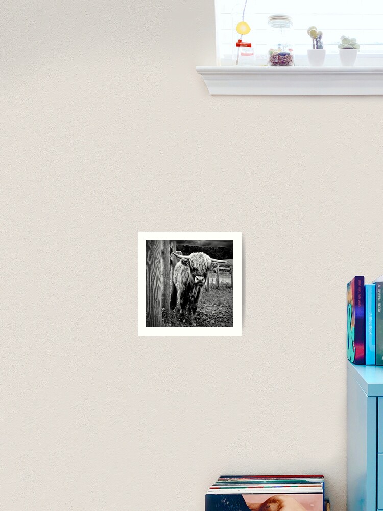 Thumbnail 2 of 3, Art Print, Monochrome Highlander designed and sold by Coigach.