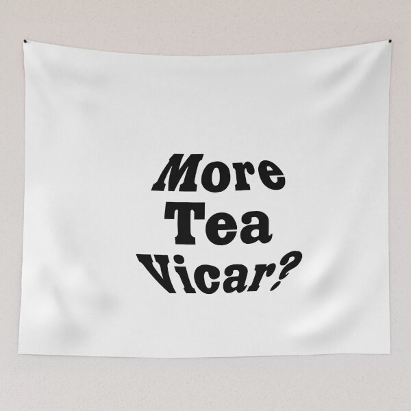 Item preview, Teapot - More tea Vicar? - White and Black designed and sold by Artberry.