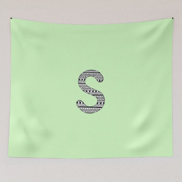Item preview, 'S' Patterned Monogram designed and sold by tadvani.