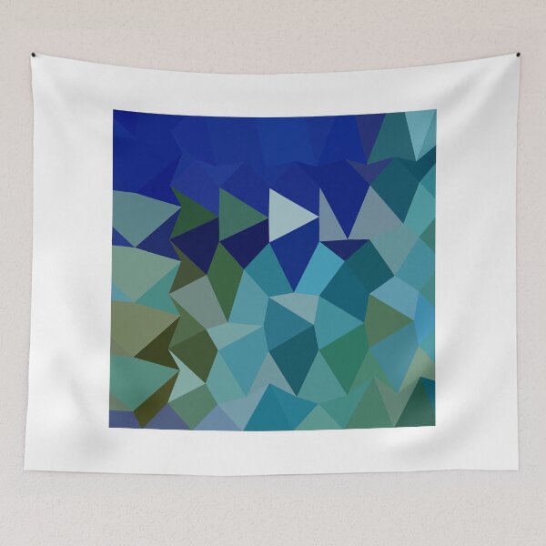 Item preview, Blue Pigment Abstract Low Polygon Background designed and sold by retrovectors.