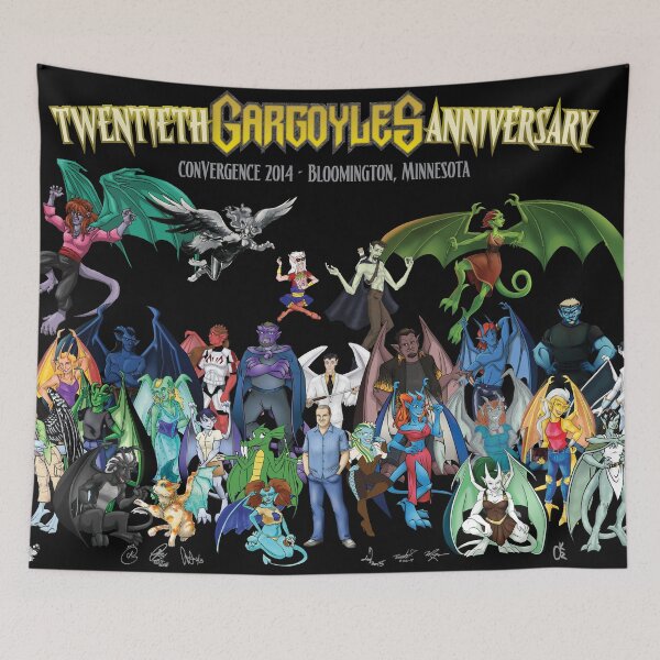 Item preview, Twentieth Gargoyles Anniversary designed and sold by HawkstoneDraws.