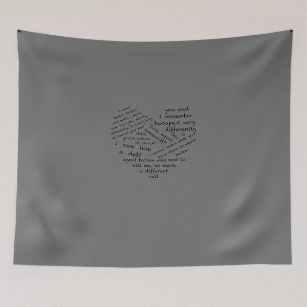 Item preview, Quotes of the Heart - Clintasha (Black) designed and sold by fairy911911.