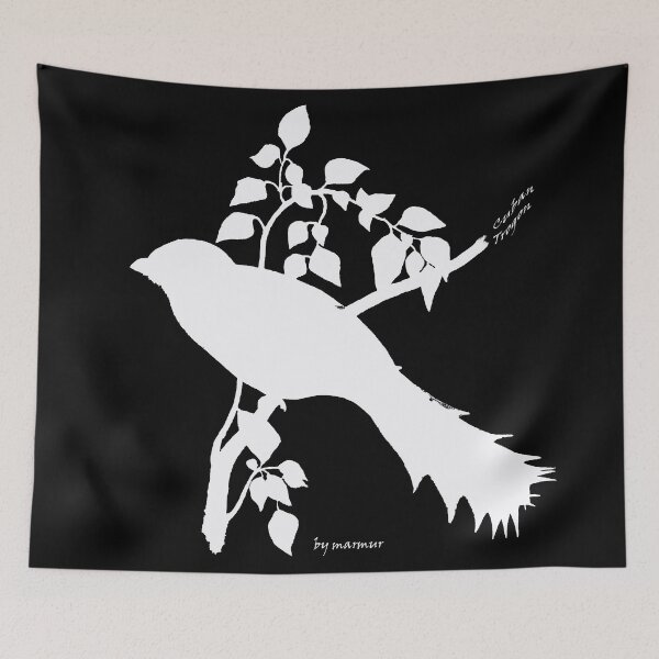 Item preview, White Cuban Trogon silhouette designed and sold by marmur.
