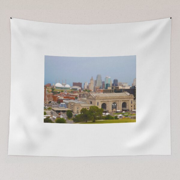 Item preview, Union Station, Downtown Sky Scrapers, Kansas City Tilt Shift, Color designed and sold by PhotosByTrish.
