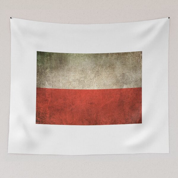 Item preview, Old and Worn Distressed Vintage Flag of Poland designed and sold by JeffBartels.
