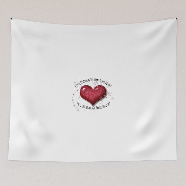 Item preview, Super Cute Heart Stopper Medical Design designed and sold by CiaoBellaLtd.