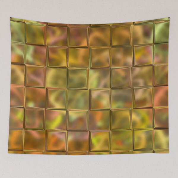 Item preview, Gold Square Tiles designed and sold by KirstenStar.