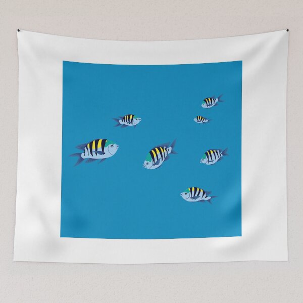 Item preview, Fish: Sergeant Majors designed and sold by Peppermint Narwhal.