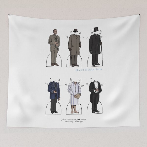 Item preview, James Mason as Dr. Watson Paper Dolls designed and sold by bluebell42.