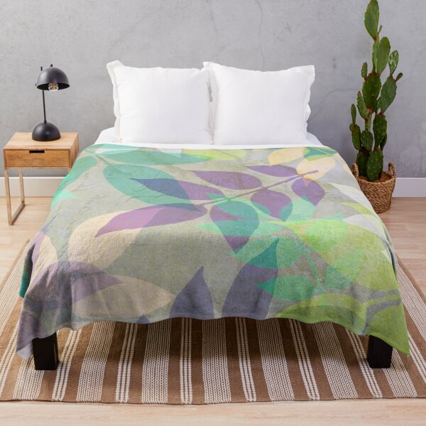 Item preview, Poppy Shimmer III Leaf Pattern designed and sold by Sasha Art Gallery.