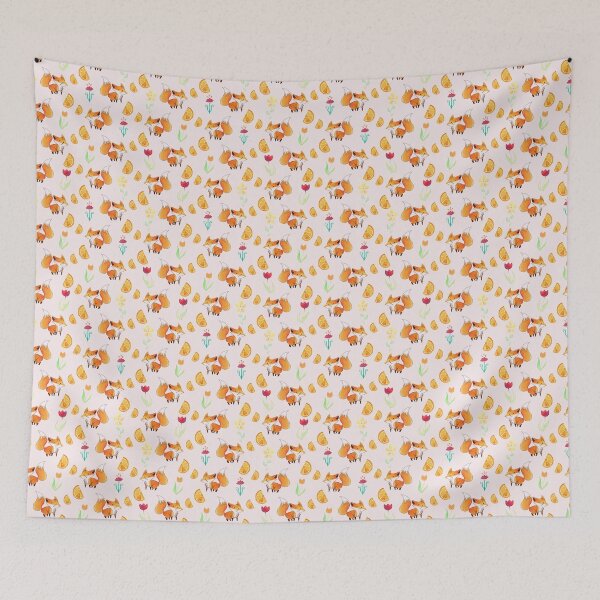 Item preview, Citrus Fox Pattern designed and sold by SaradaBoru.
