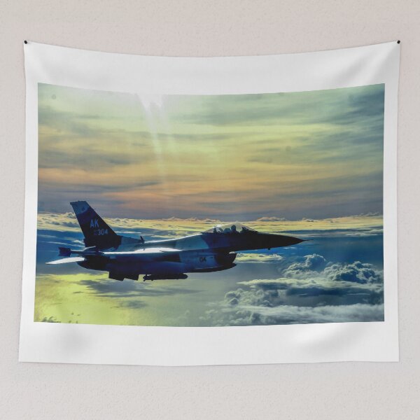 Item preview, F-16 Fighting Falcon Digital Painting designed and sold by Very Peculiar.
