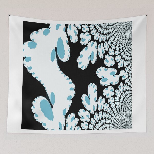 Item preview, Spotted Blue Curves Pattern designed and sold by Jessielee72.