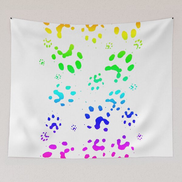 Item preview, Ferret Paws - Rainbow on White designed and sold by Fennic.