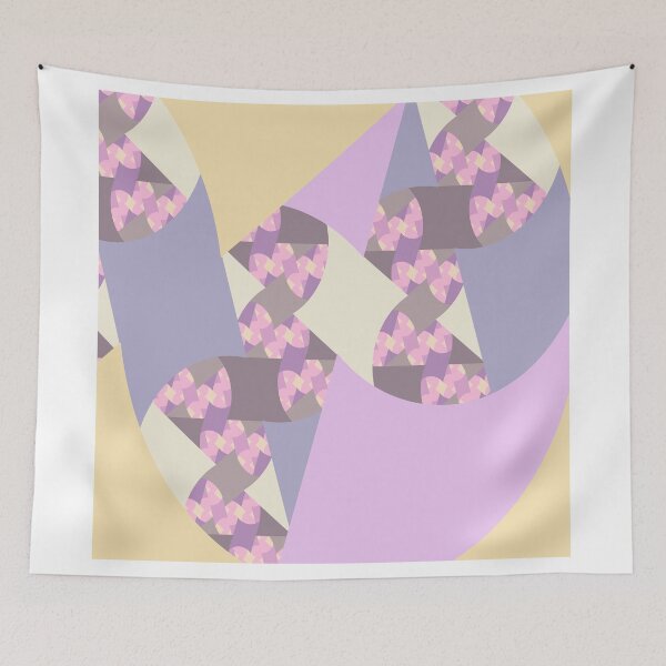 Aperçu de l'œuvre Quilt Fractal in Purples, Pinks and Yellow créée et vendue par Jessielee72.