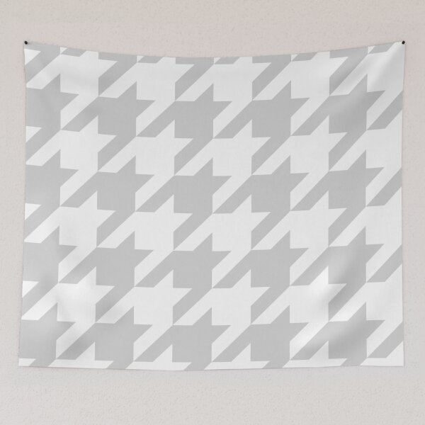 Item preview, LightGrey Large Houndstooth designed and sold by ImageNugget.