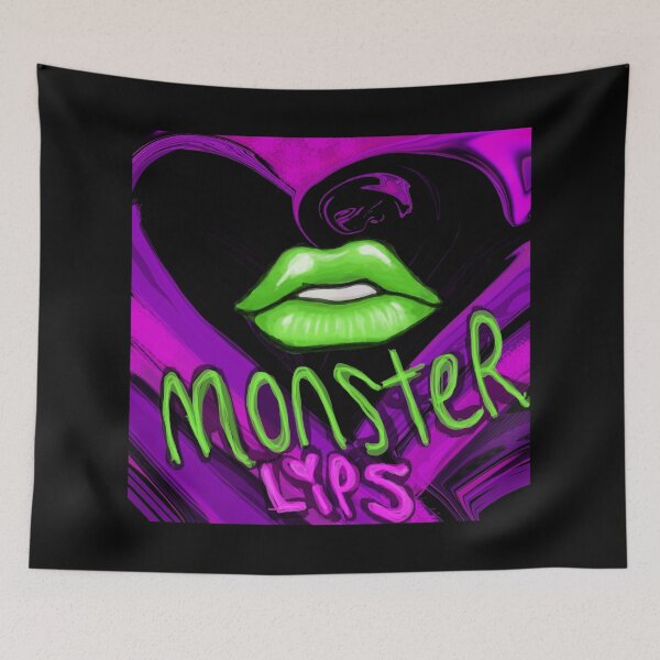 Aperçu de l'œuvre monster lips créée et vendue par debrisnyc.