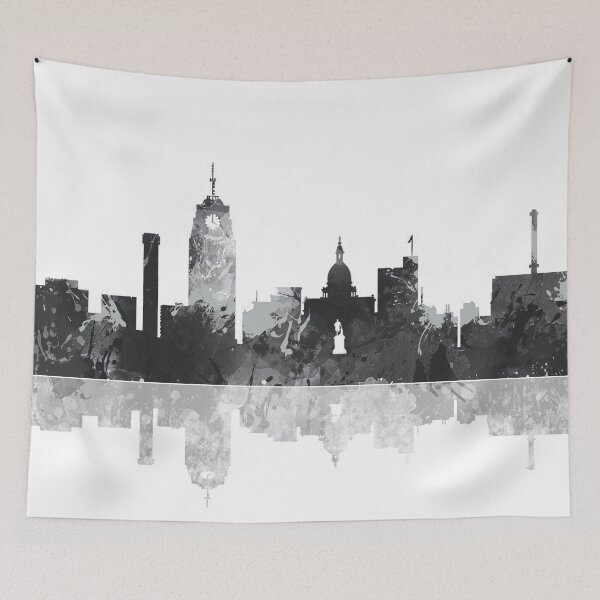 Item preview, Lansing Michigan Skyline designed and sold by Marlene Watson-Hall.