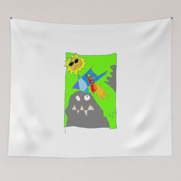 Item preview, "Space Owl vs The Rock Monster" by Richard F. Yates designed and sold by richardfyates.