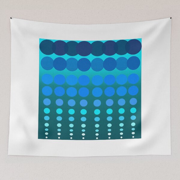 Artikelvorschau, Polka Dots Madness Blau / Grün entworfen und verkauft von lifecycleprints.