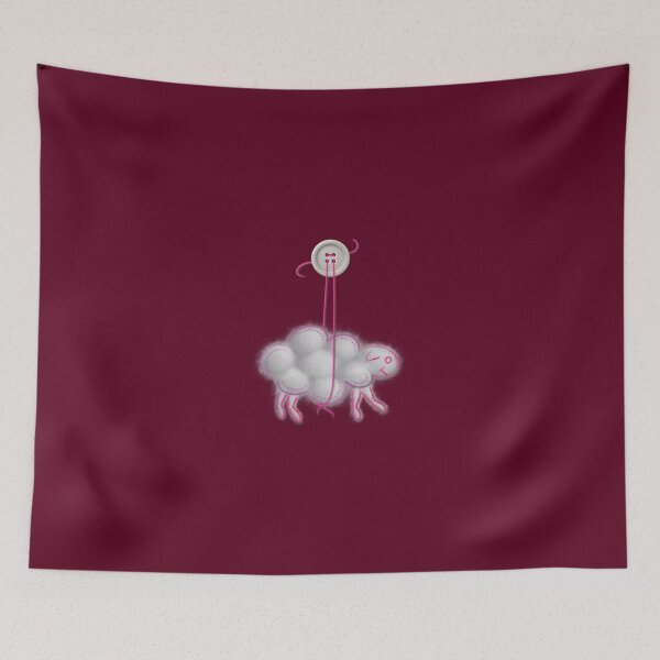 Item preview, Button Sheep - Pinky designed and sold by Sunflow.