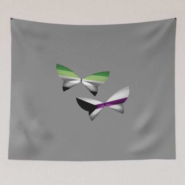 Item preview, Aro Demisexual Pride Butterflies designed and sold by shaneisadragon.