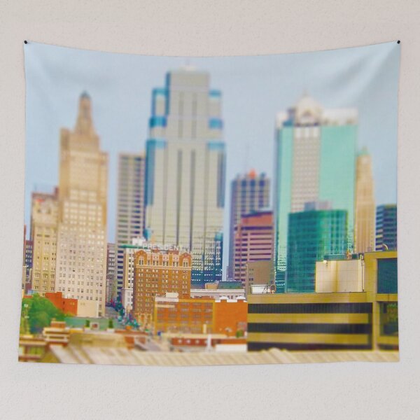 Item preview, Downtown Kansas City Skyscrapers Tilt Shift designed and sold by PhotosByTrish.