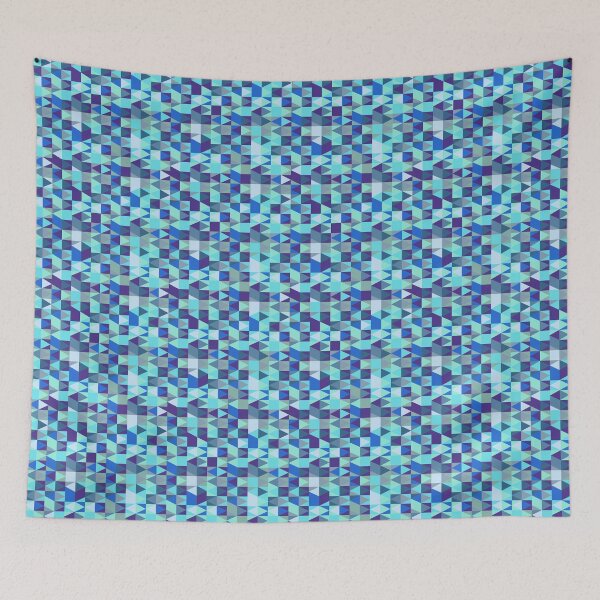 Item preview, Abstract Blue Diamond Pattern designed and sold by SaradaBoru.