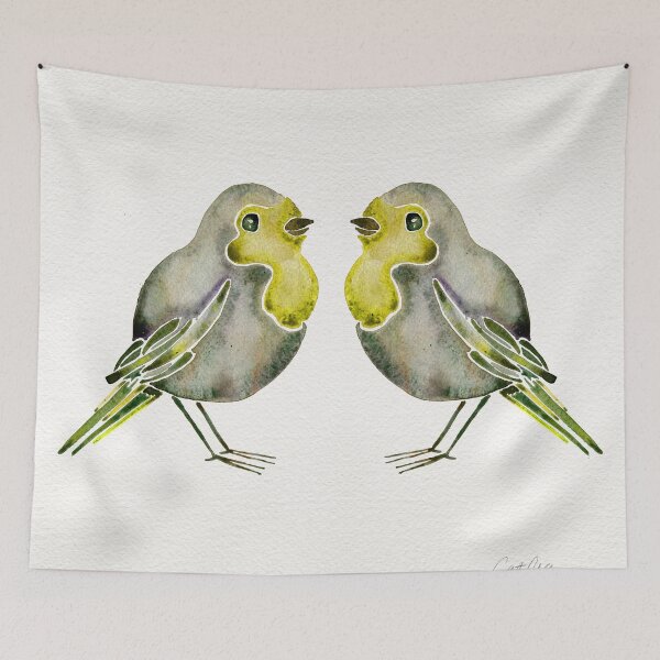 Item preview, Little Yellow Birds designed and sold by Cat Coquillette.