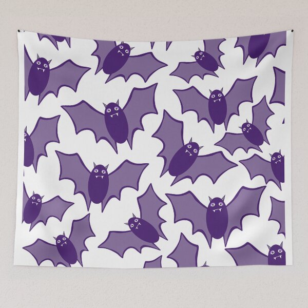 Item preview, Purple Bat Pattern designed and sold by TheyComeAlong.