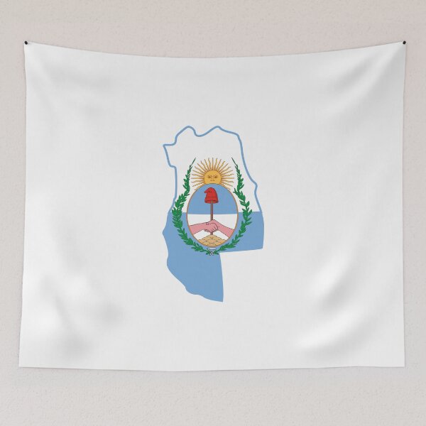 Item preview, Flag Map of the Mendoza Province designed and sold by abbeyz71.