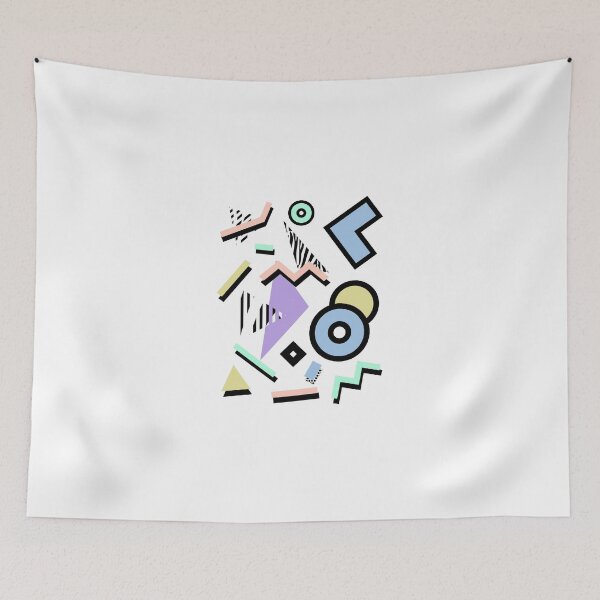 Item preview, 80s Pattern Vaporwave Memphis Pastel Squiggles designed and sold by seriestoo2.