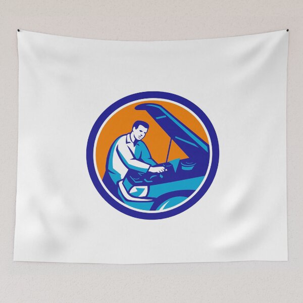 Item preview, Auto Mechanic Car Repair Circle Retro designed and sold by patrimonio.