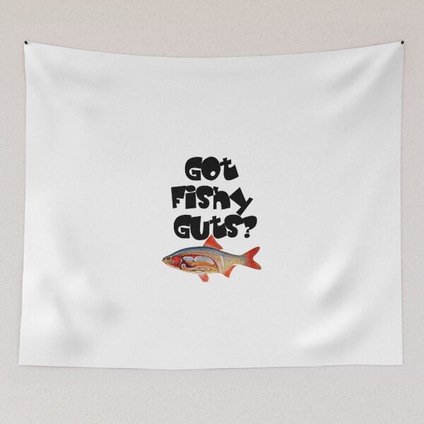 Item preview, Black Got fishy guts designed and sold by marmur.
