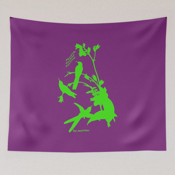 Item preview, Green purple tailed comet designed and sold by marmur.