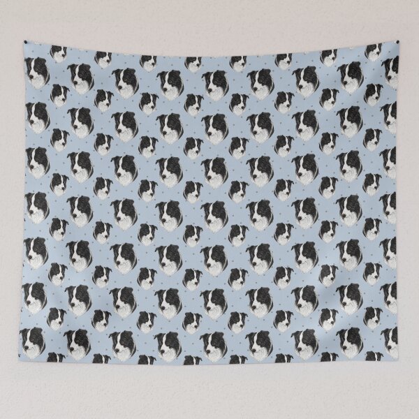 Item preview, border collie blue spot modern designed and sold by LouiseJarvisArt.