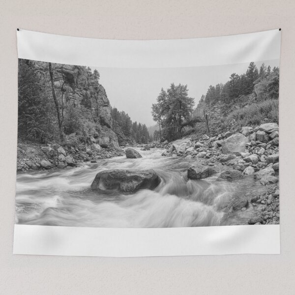 Item preview, Fisherman's Panorama Colorado Canyon View BW designed and sold by Bo Insogna.