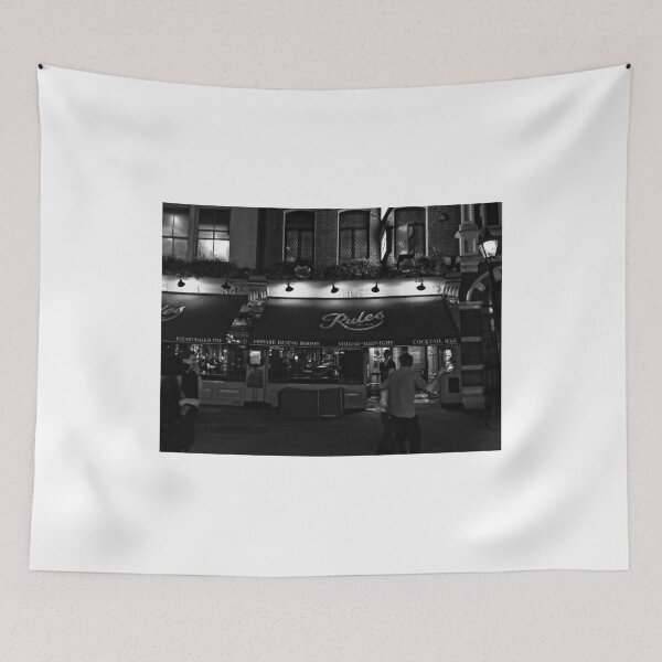 Item preview, Rules - Oldest Restaurant in London - B&W designed and sold by BritishYank.