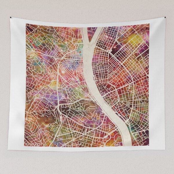 Item preview, Budapest designed and sold by MapMapMaps.