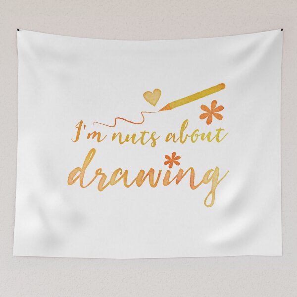 Item preview, I'm nuts about DRAWING designed and sold by jazzydevil.