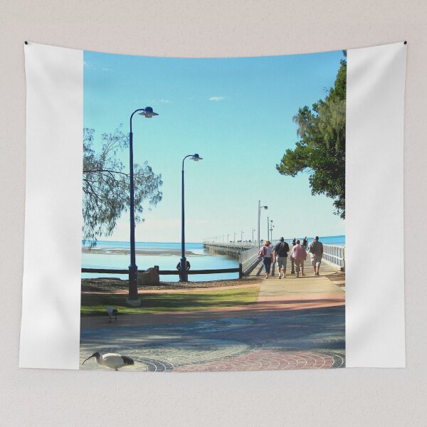 Item preview, Urangan Jetty  Hervey Bay Australia designed and sold by sandysartstudio.