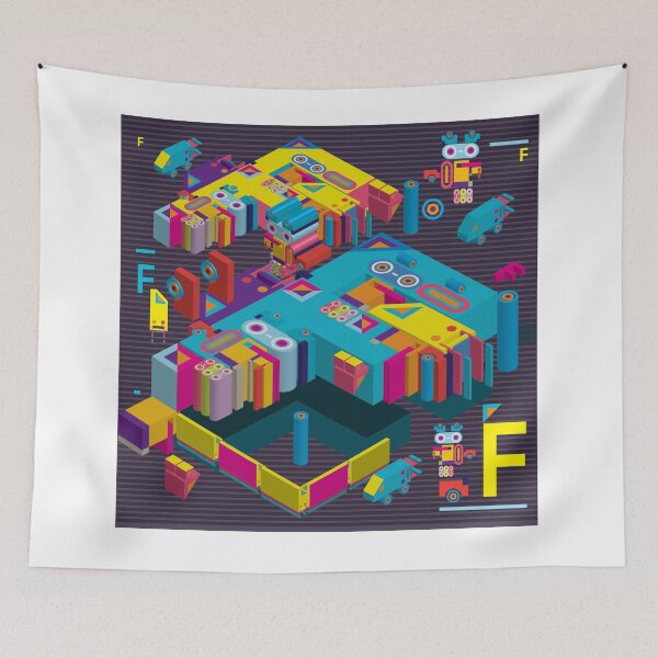 Item preview, F graphics pattern 3 designed and sold by singpentinkhepi.
