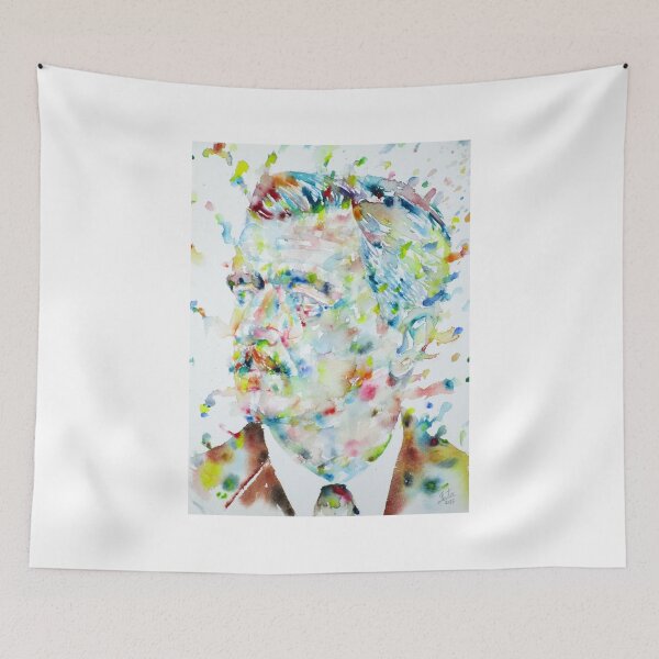 Item preview, WILLIAM FAULKNER - watercolor portrait.4 designed and sold by lautir.