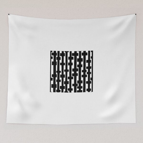 Item preview, Abstract Columns - Black designed and sold by Artberry.
