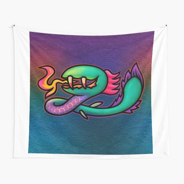 "Earthbound Kraken" Tapestry for Sale by likelikes Redbubble