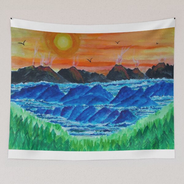 Item preview, Volcanic Islands designed and sold by George Hutton Hunter.